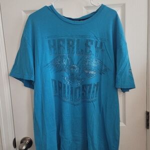 Mens HARLEY-DAVIDSON Waterloo Iowa 2 Sided Graphics SZ XL  Short Sleeves Crew...